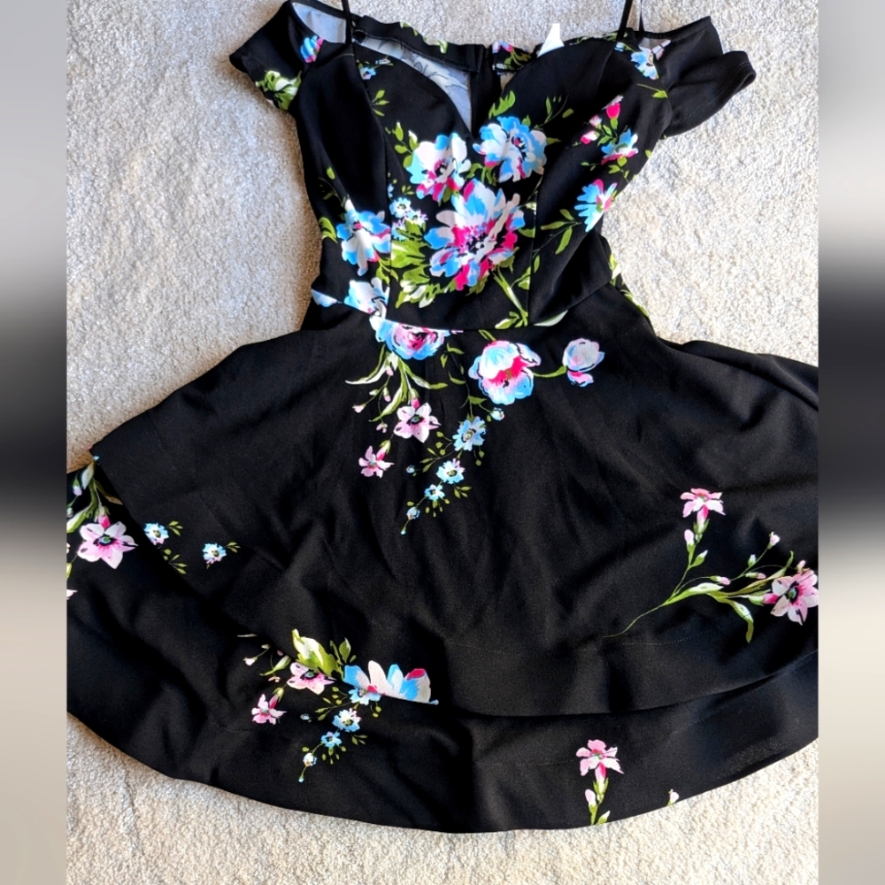 Floral Off-Shoulder Dress